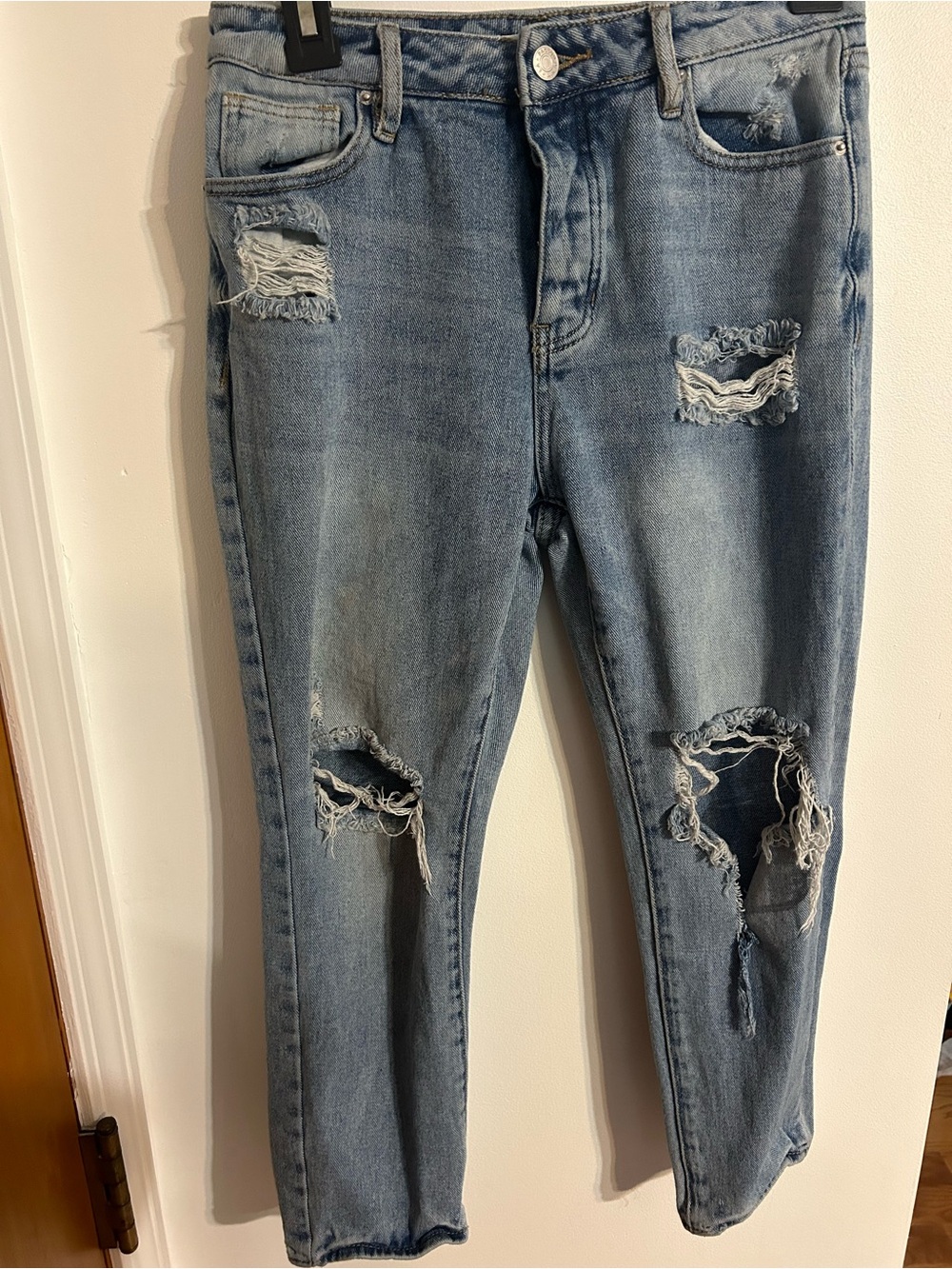 PacSun Light Blue Distressed Boyfriend Jeans